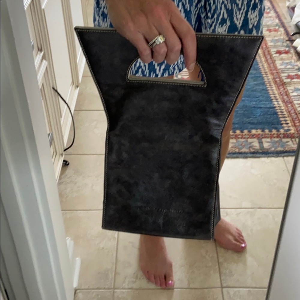 Unique metallic purse. Two ways to wear it.